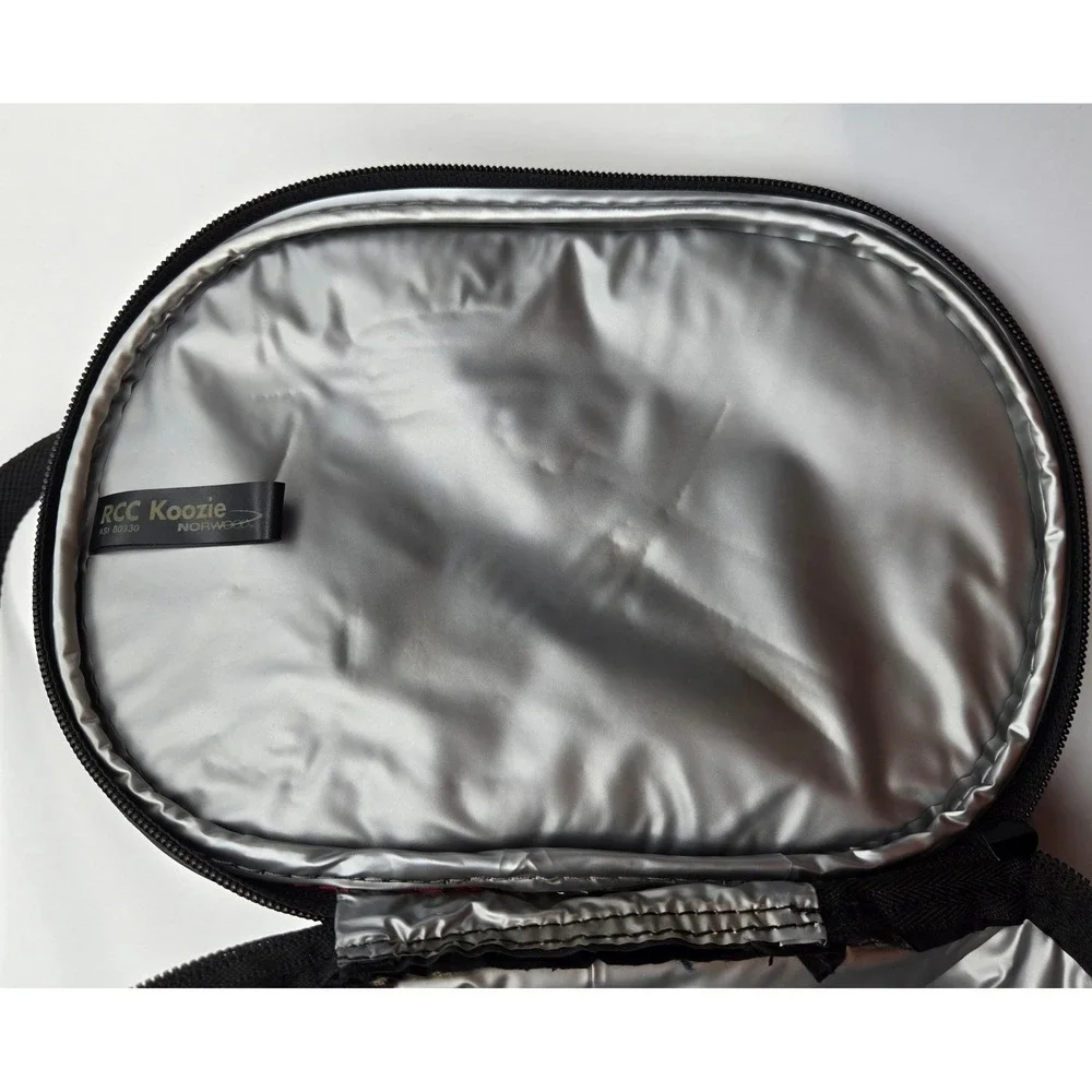 Craftsman Incredi-Pull Mens Large Black Insulated Cooler Bag Zipper Nylon